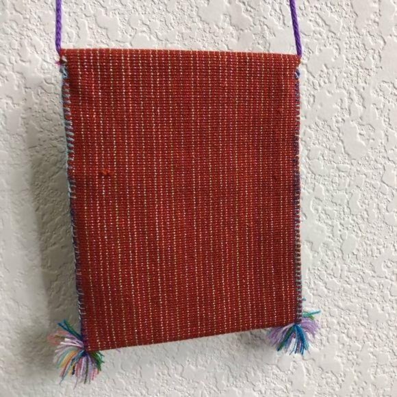 Mexican Handmade Embroidered Floral Cross Body Bag - Picture 4 of 8